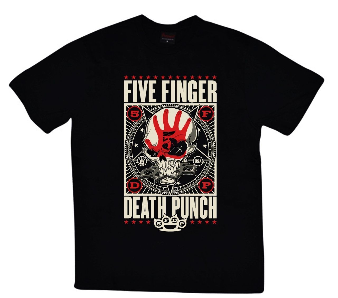 Five Finger Death Punch Baskılı T-shirt