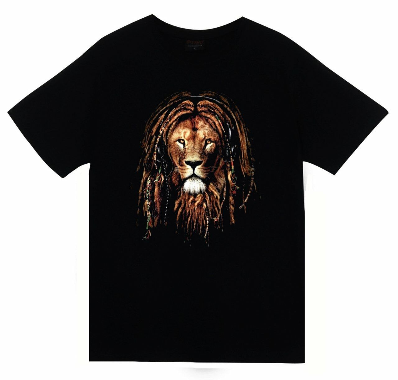Aslan Hippi Baskılı T-shirt