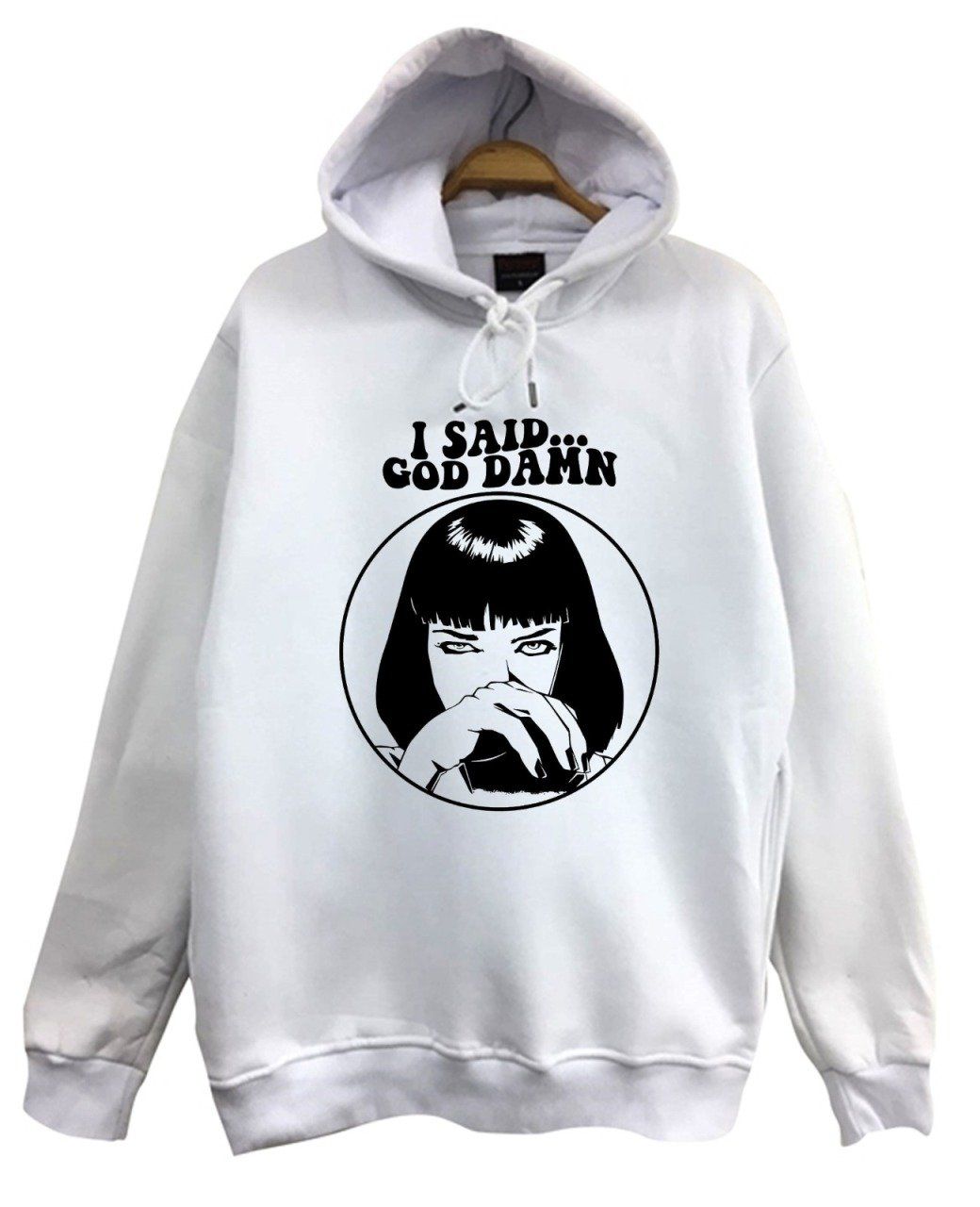 Stoned Pulp Fiction Kapüşonlu Sweatshirt