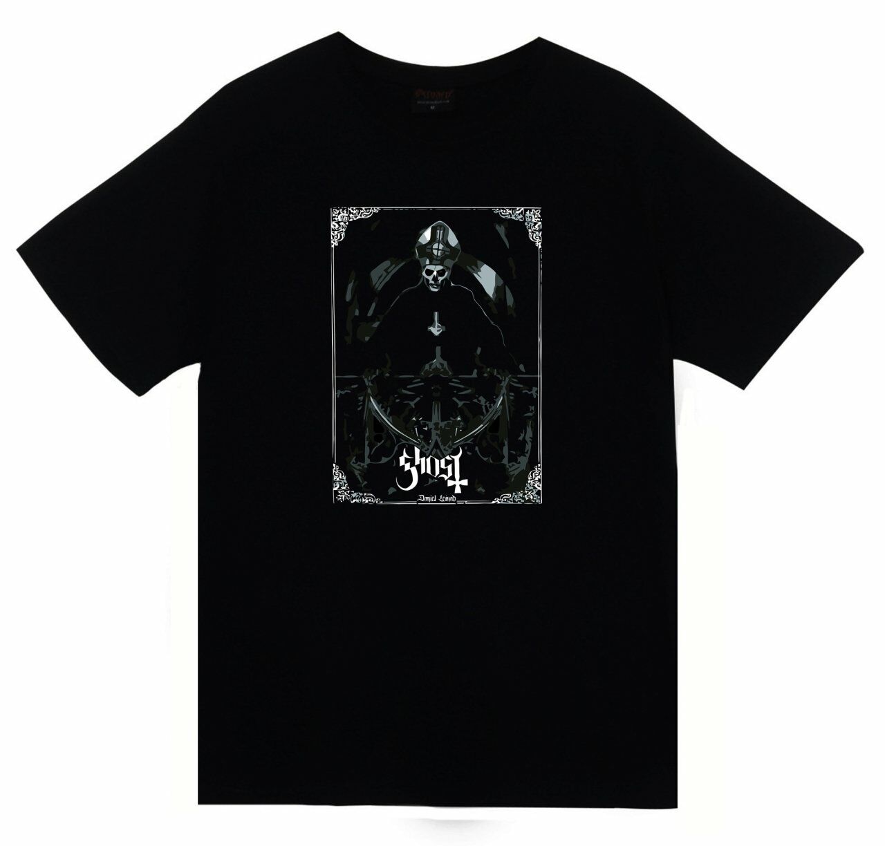 Ghost Baskılı T-shirt