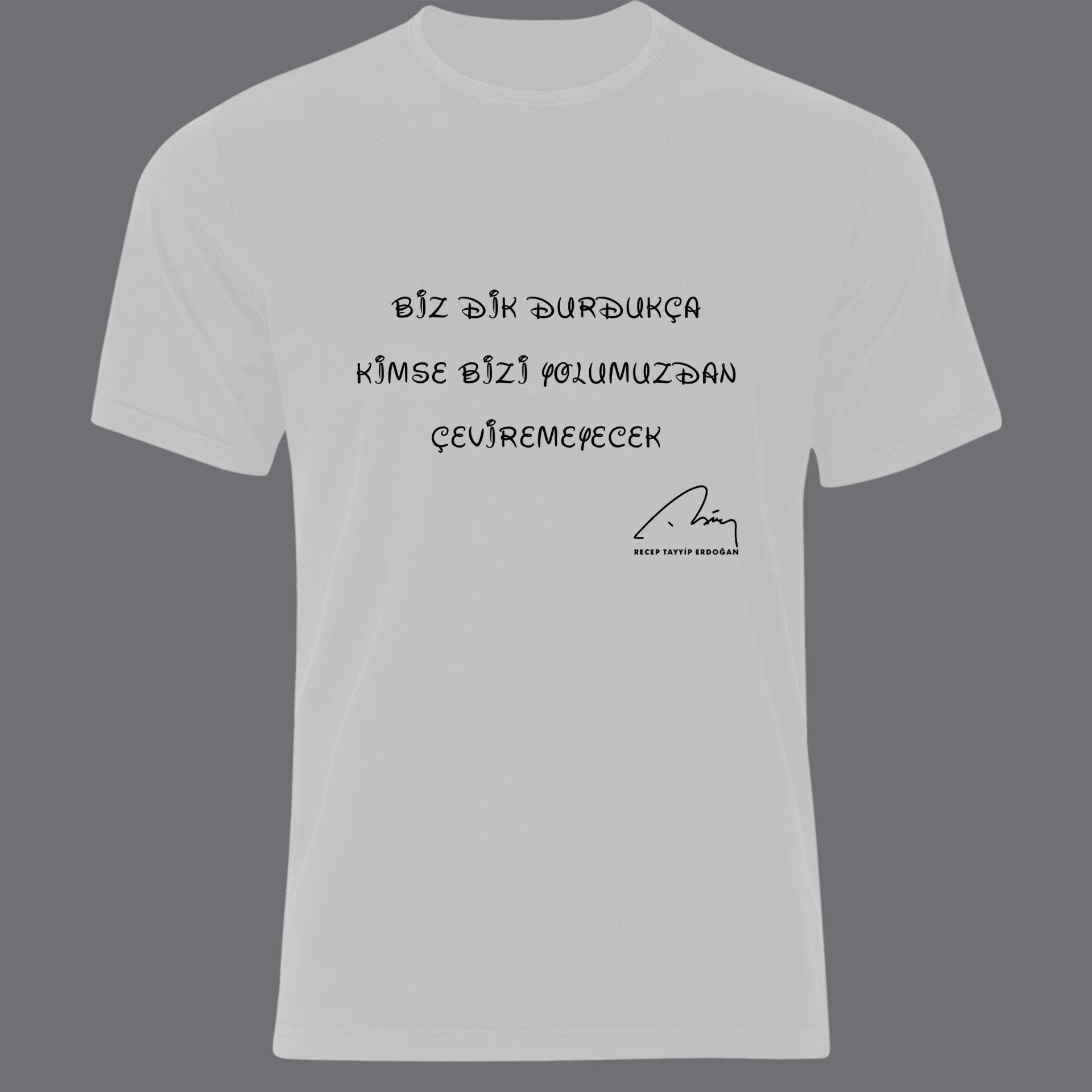 Recep Tayyip Erdoğan Baskılı T-shirt
