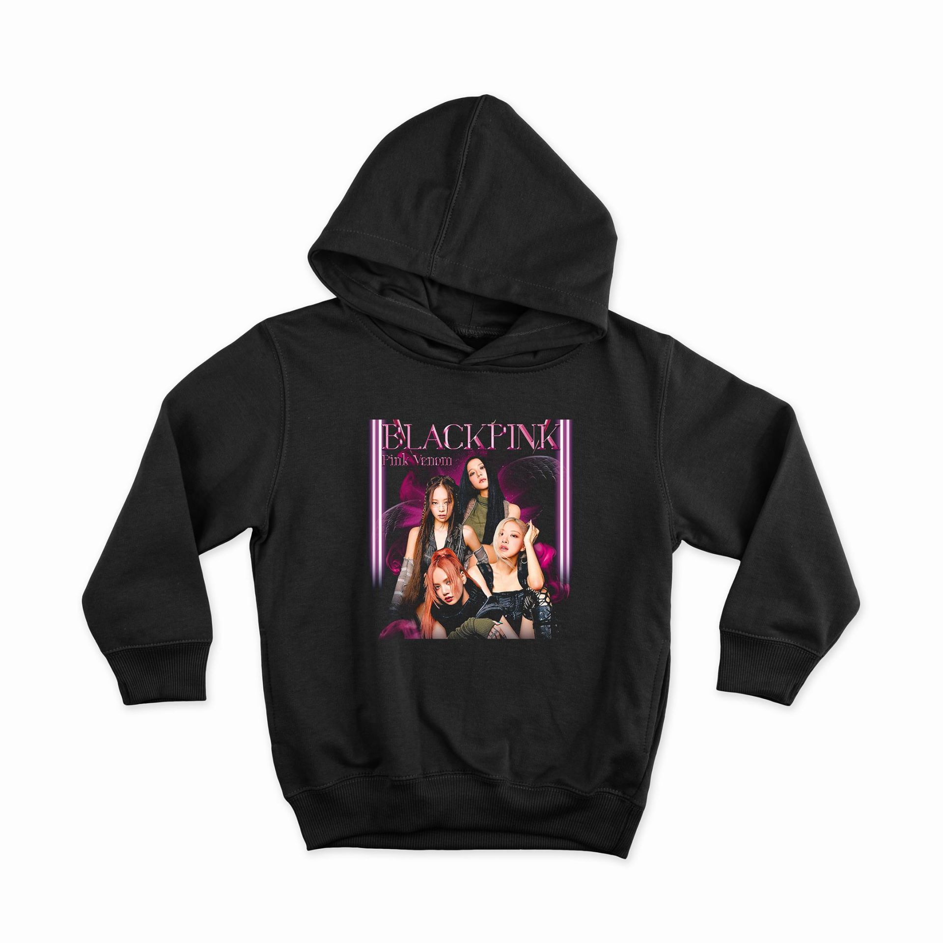Blackpink ( K-Pop , Black Pink ) Özel Tasarım Kapüşonlu Unisex Sweatshirt