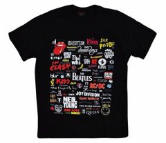 Heavy Metal Baskılı T-shirt