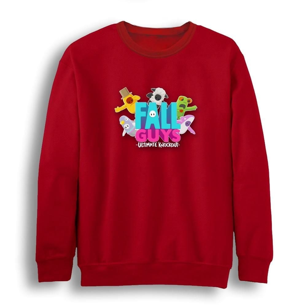 Full Guys Baskılı Bisiklet Yaka Sweatshirt