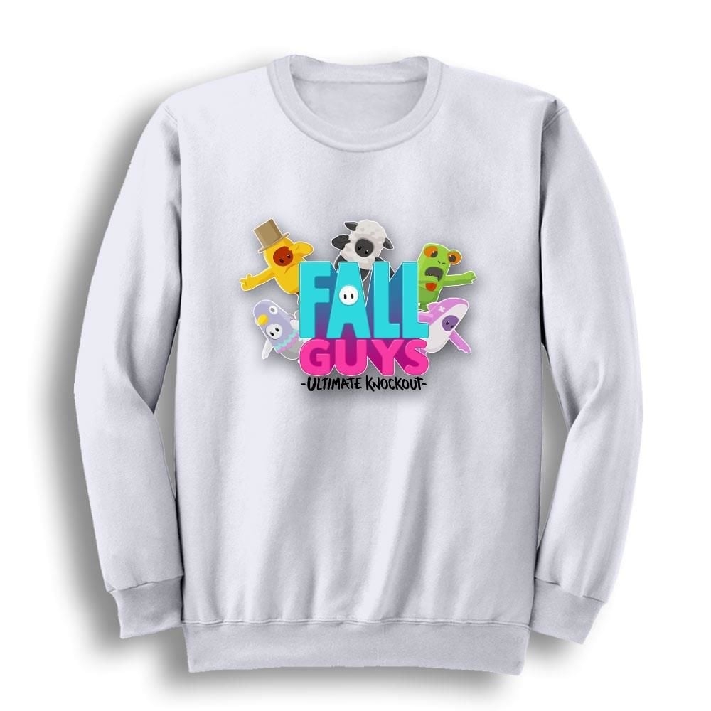 Full Guys Baskılı Bisiklet Yaka Sweatshirt
