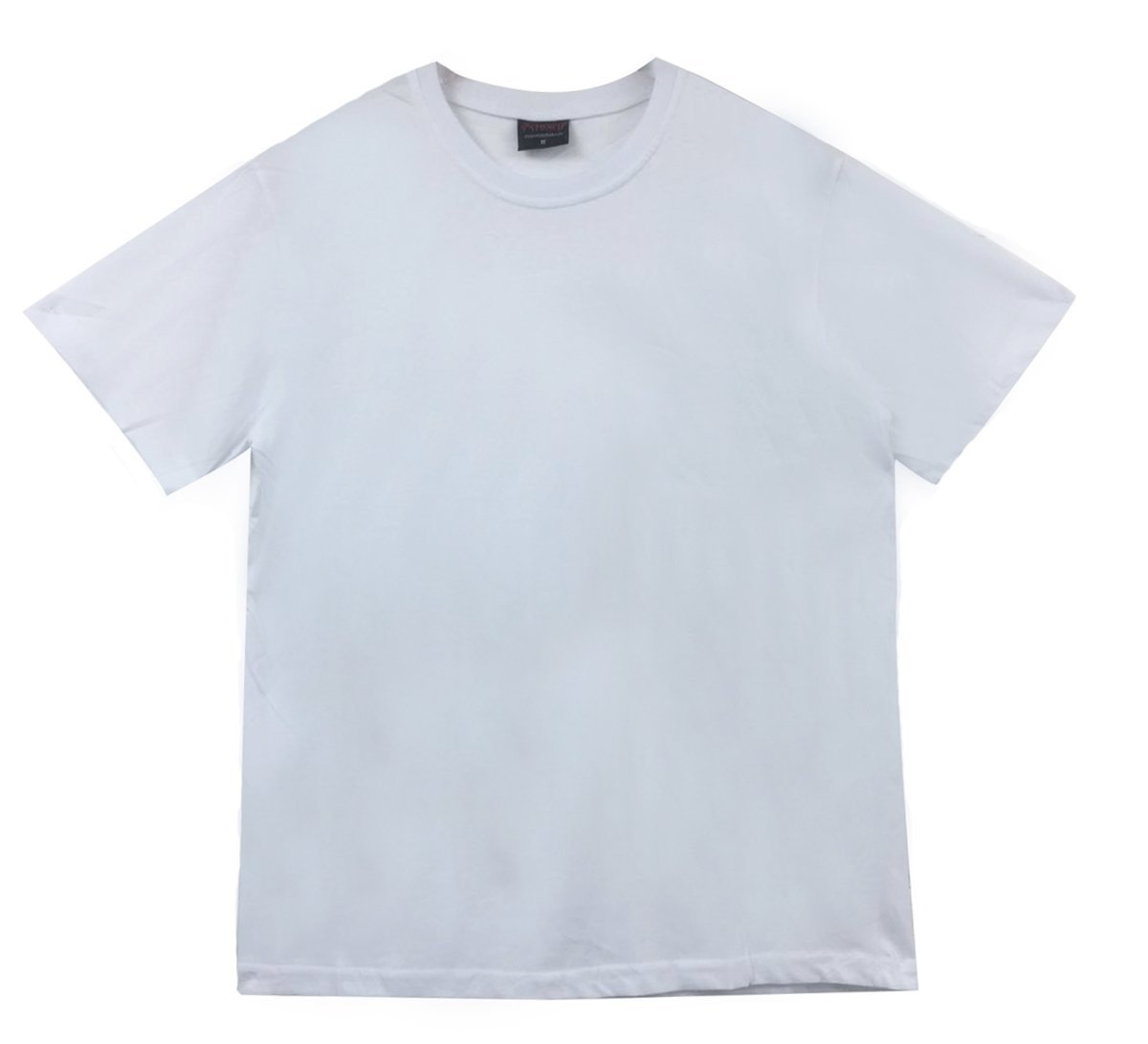 Düz Renk Baskısız T-shirt BEYAZ - M