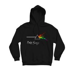 Pink Floyd Baskılı Kapşonlu Sweatshirt