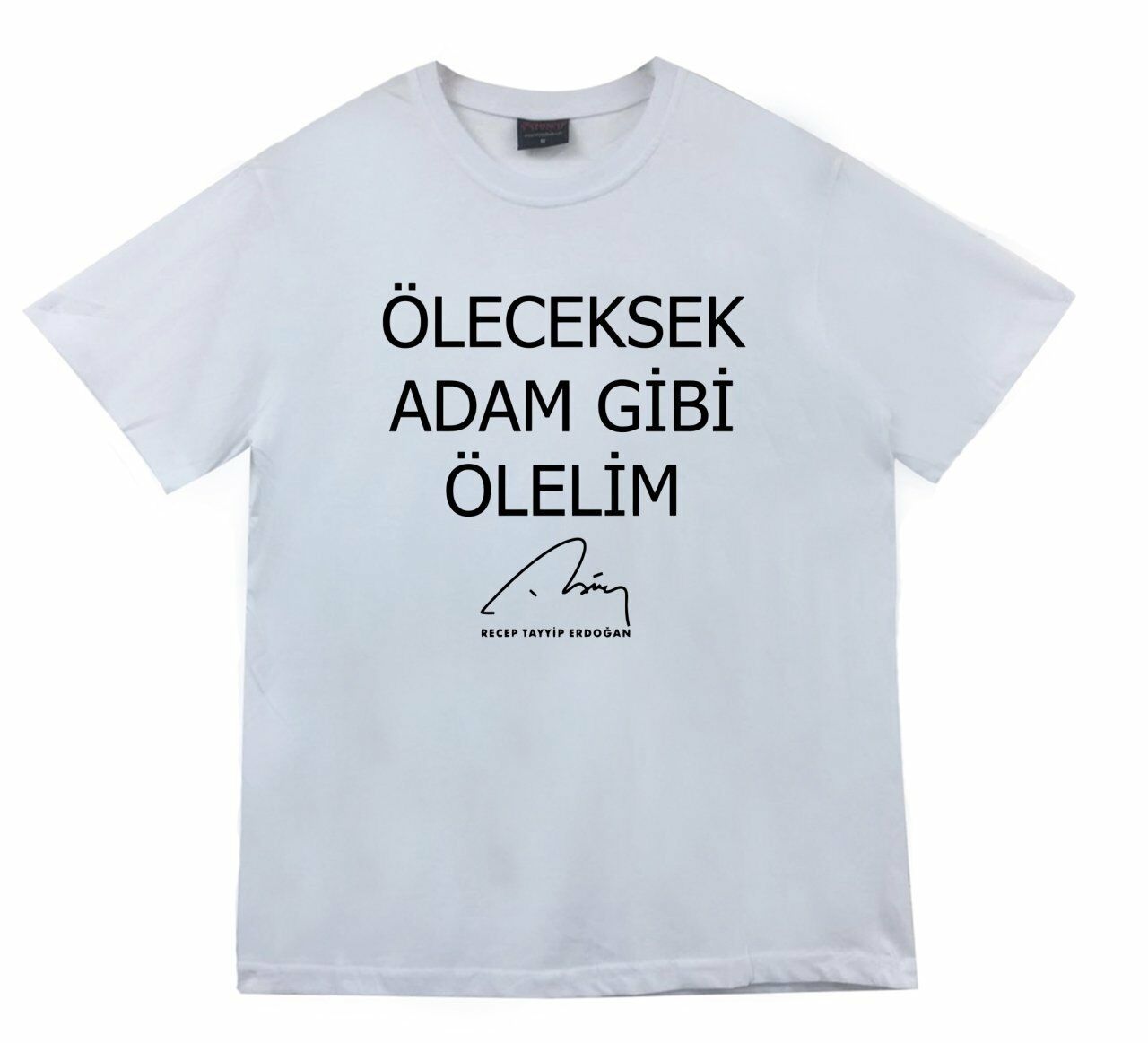Recep Tayyip Erdoğan Baskılı T-shirt