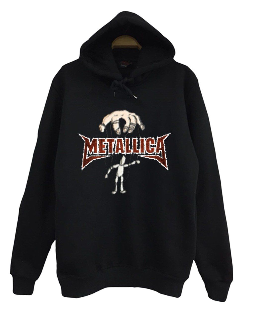 Metallica Baskılı Kapüşonlu Sweatshirt
