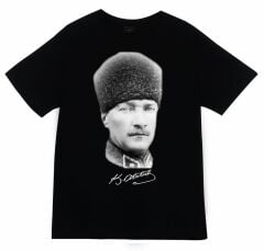 Gazi Mustafa Kemal Atatürk Baskılı T-shirt