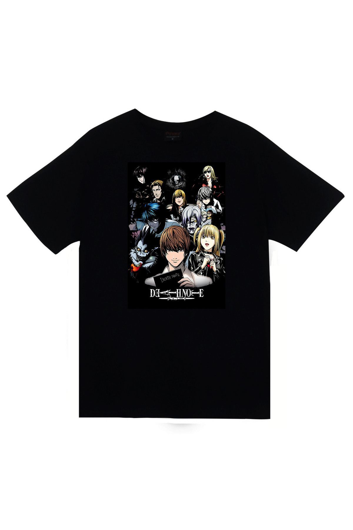 Tokyo Revengers Anime Baskılı Unisex %100 Pamuk Siyah T-shirt