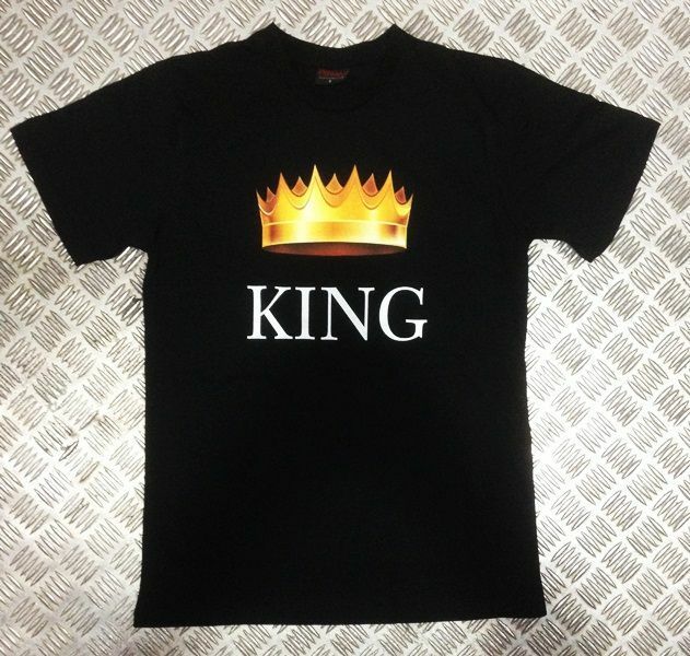 KING Baskılı T-shirt