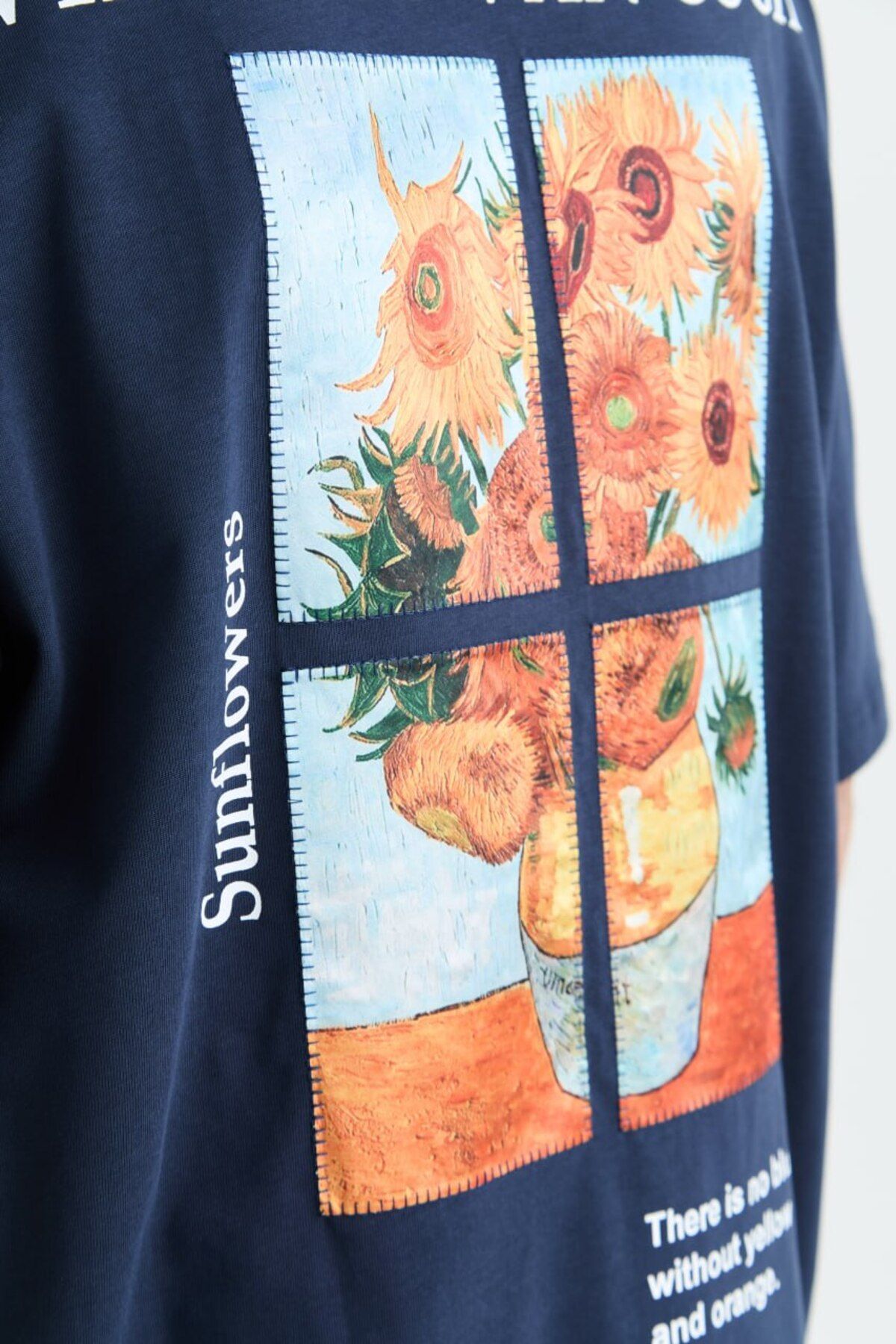 Vincent Van Gogh Baskılı, Nakışlı Unisex %100 Pamuk T-shirt