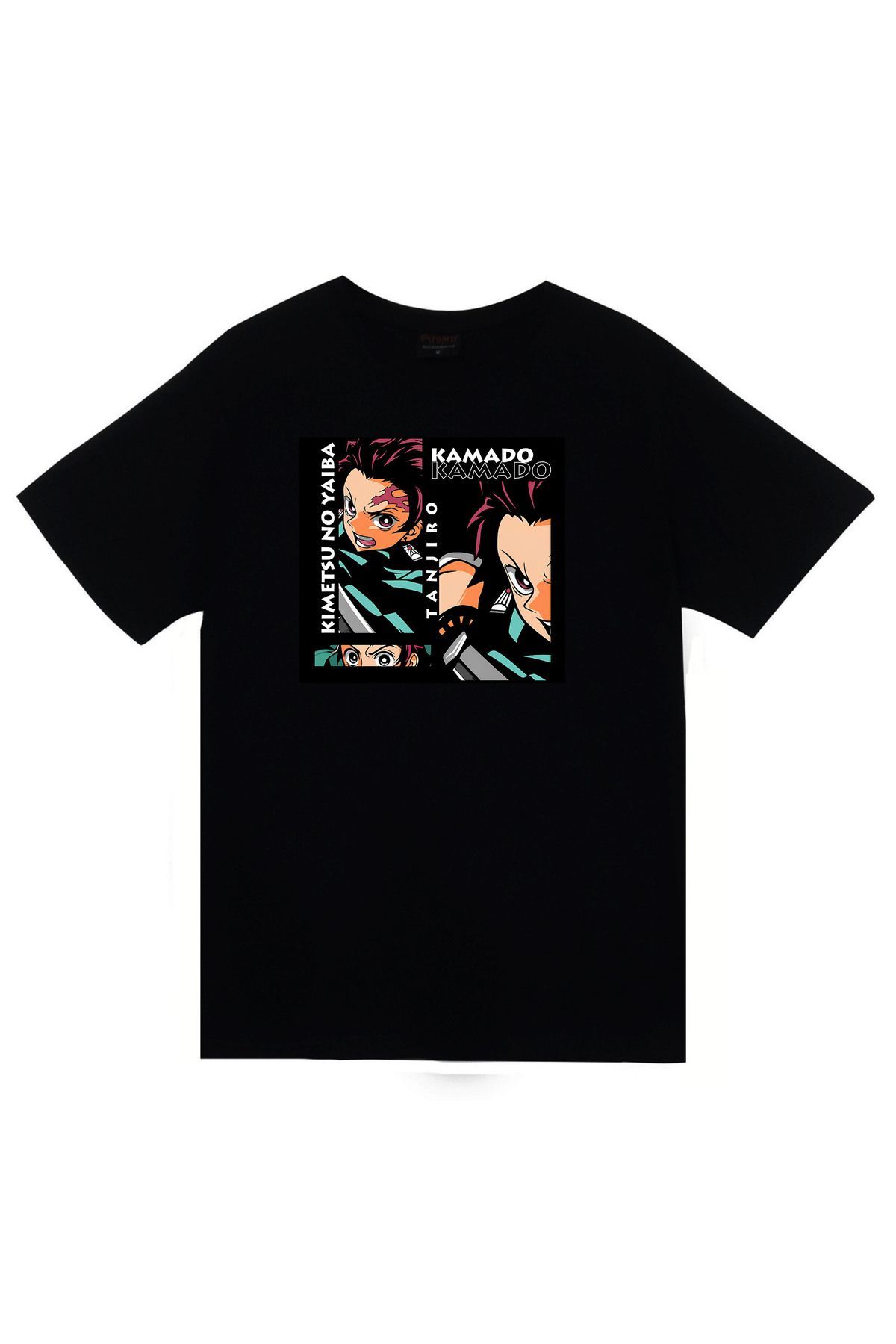 Blue Lock, Don Lorenzo Anime Baskılı Unisex %100 Pamuk Siyah T-shirt