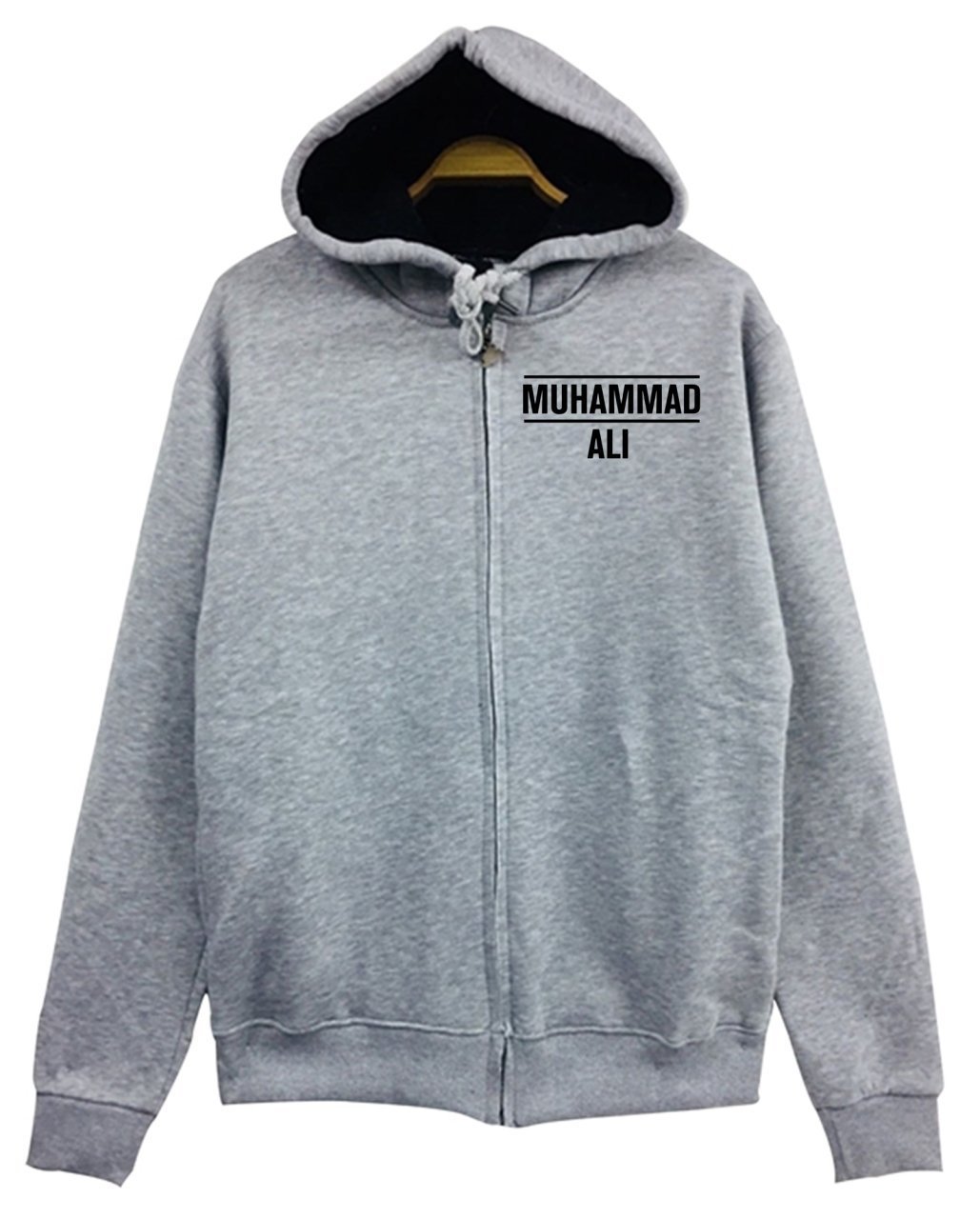 MUHAMMED ALİ Baskılı Sweatshirt GRİ - S