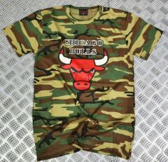 CHICAGO BULLS Baskılı T-shirt