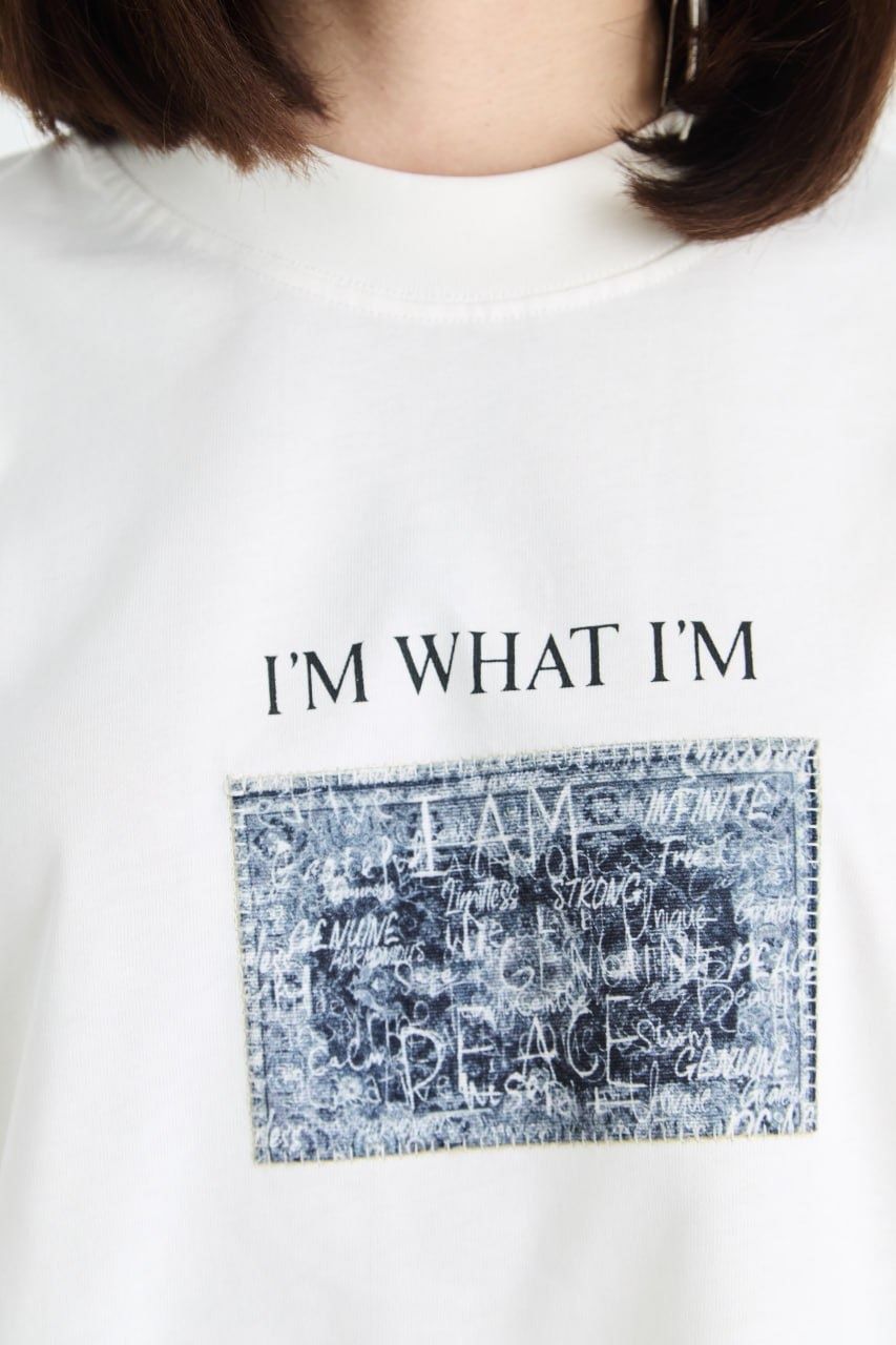 I'm What I'm Slow Down, All We Have Is Now Baskılı Unisex %100 Pamuk T-shirt