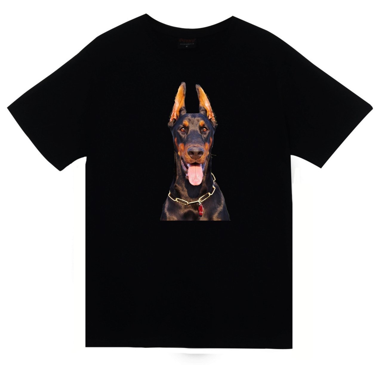 Doberman Köpek Tişört SİYAH - 3XL
