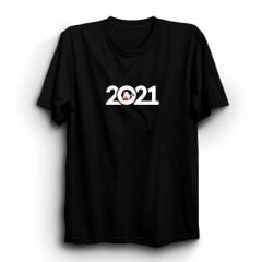 2021 Yeni Yıl Baskılı Tshirt
