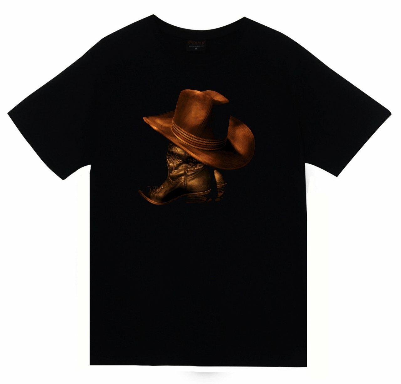 Kovboy Baskılı T-shirt