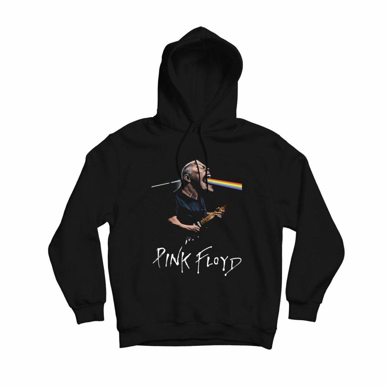 Pink Floyd Baskılı Kapşonlu Sweatshirt