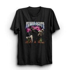 Travis Scott Astroworld Baskılı Tshirt