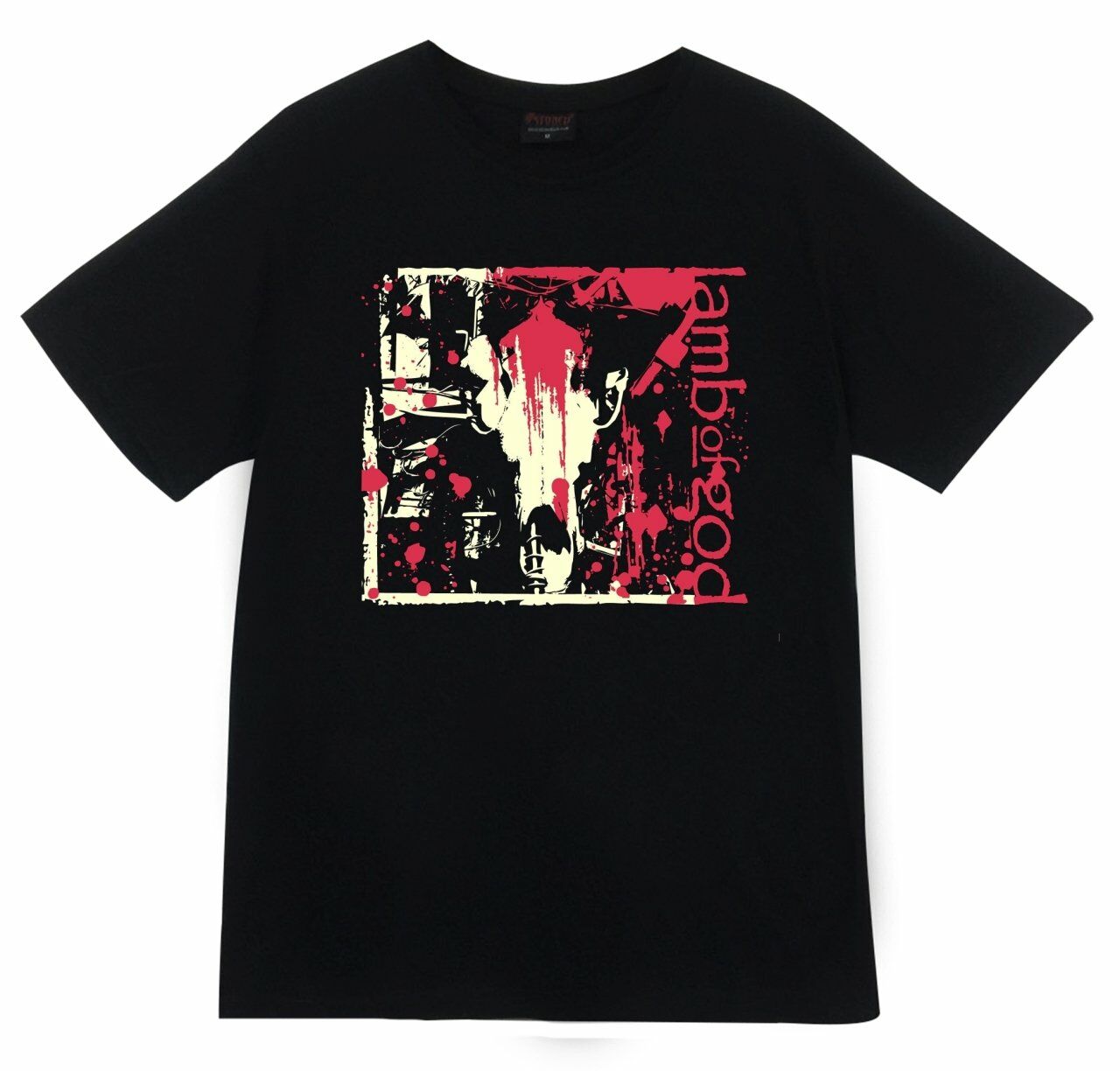 Lamb Of God Baskılı T-shirt