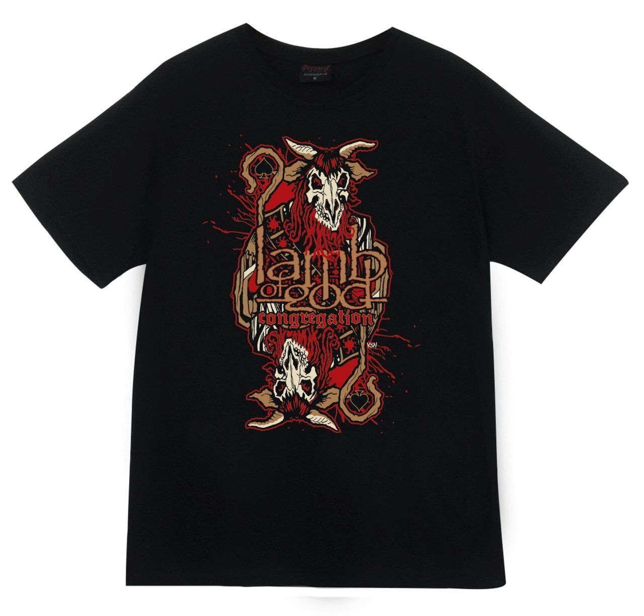 Lamb Of God Baskılı T-shirt