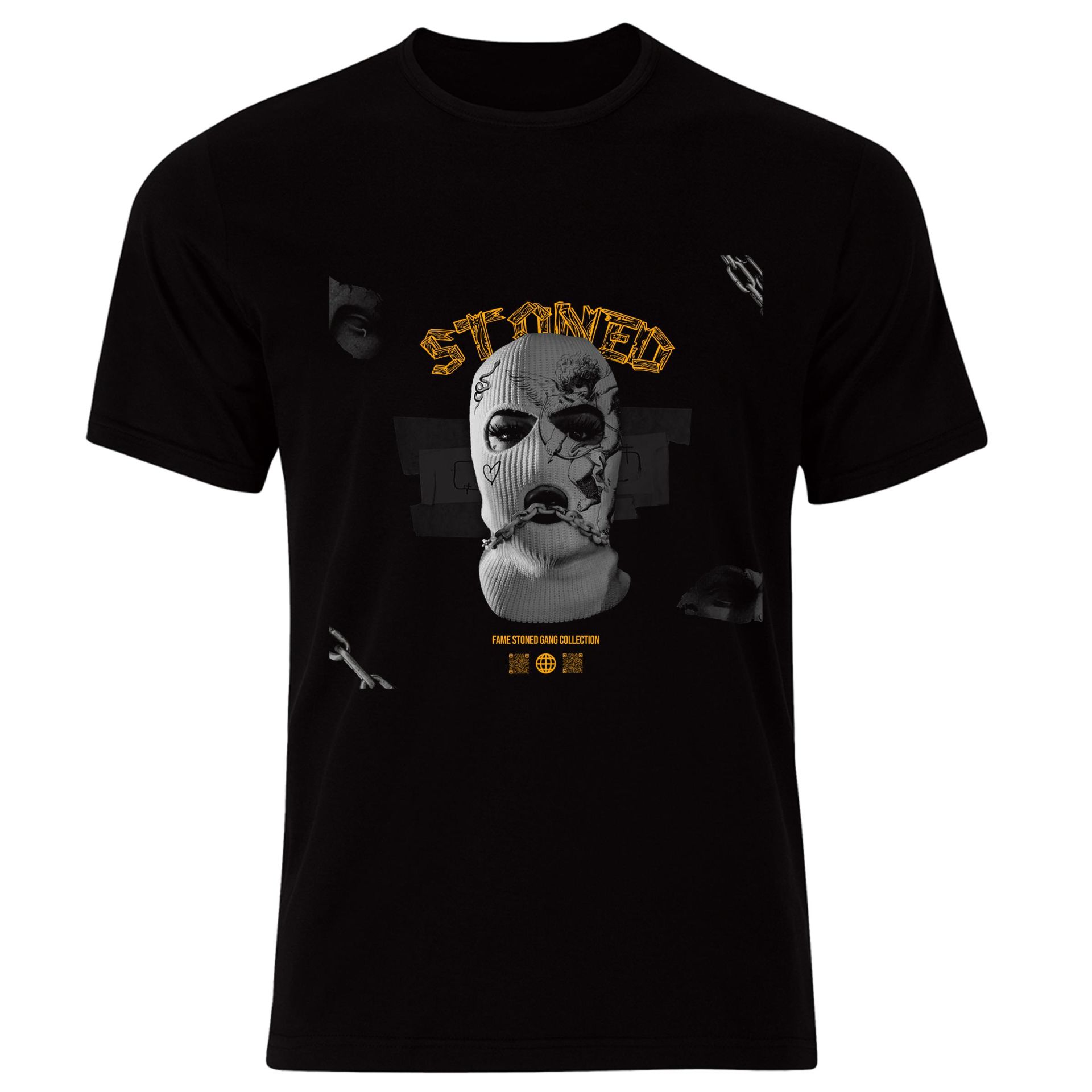 Gangsta Baskılı Tişört ( Fame Stoned Gang Collection New Season Tshirt )