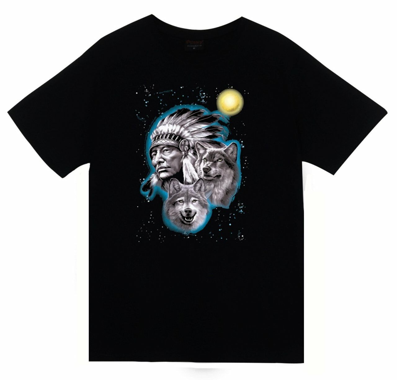 Kızılderili Baskılı T-shirt