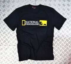 NATIONAL PORNOGRAPHIC Baskılı T-shirt
