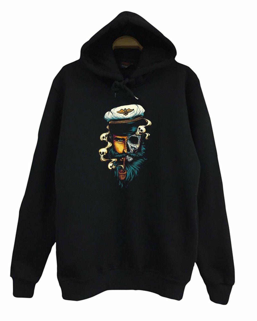 Kuru Kafa Korsan Baskılı Sweatshirt