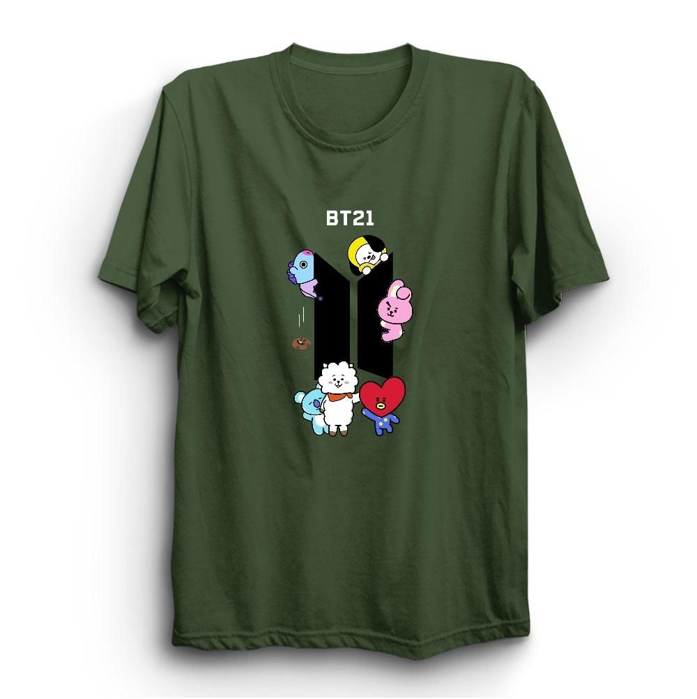 Bt21 Bts Baskılı Tshirt