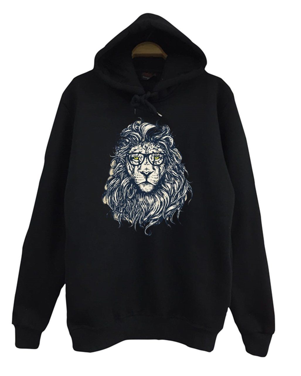 Aslan Gözlüklü Baskılı Sweatshirt